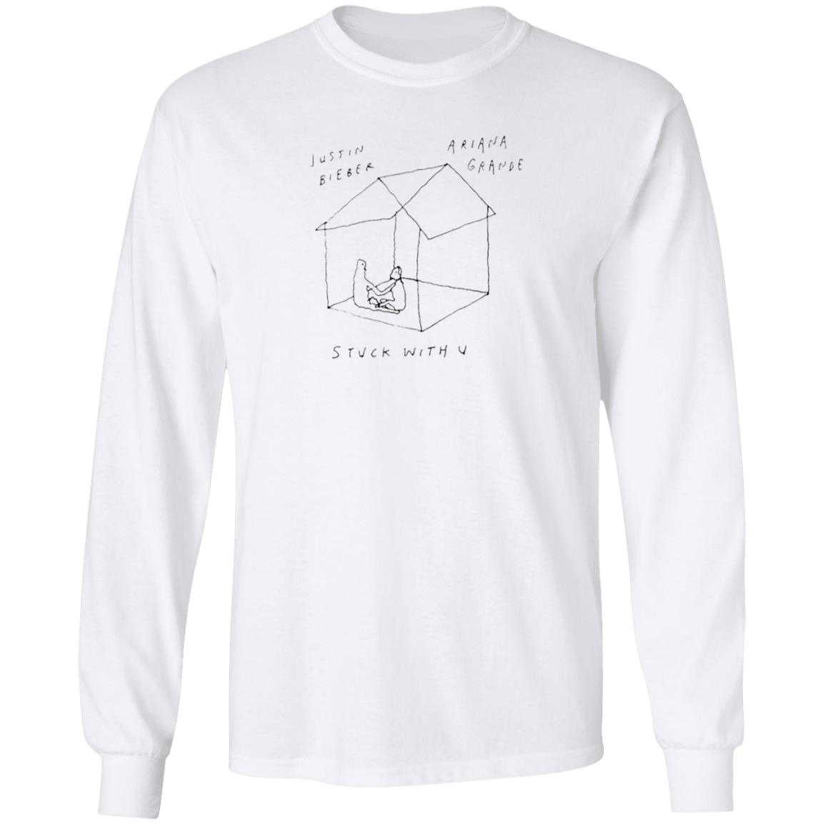 Stuck With U Hoodie Justin Bieber & Ariana Grande Stuck With U Hooded Sweatshirt Stuck With U Hoodie Justin Bieber & Ariana Grande Stuck With U Hooded Sweatshirt