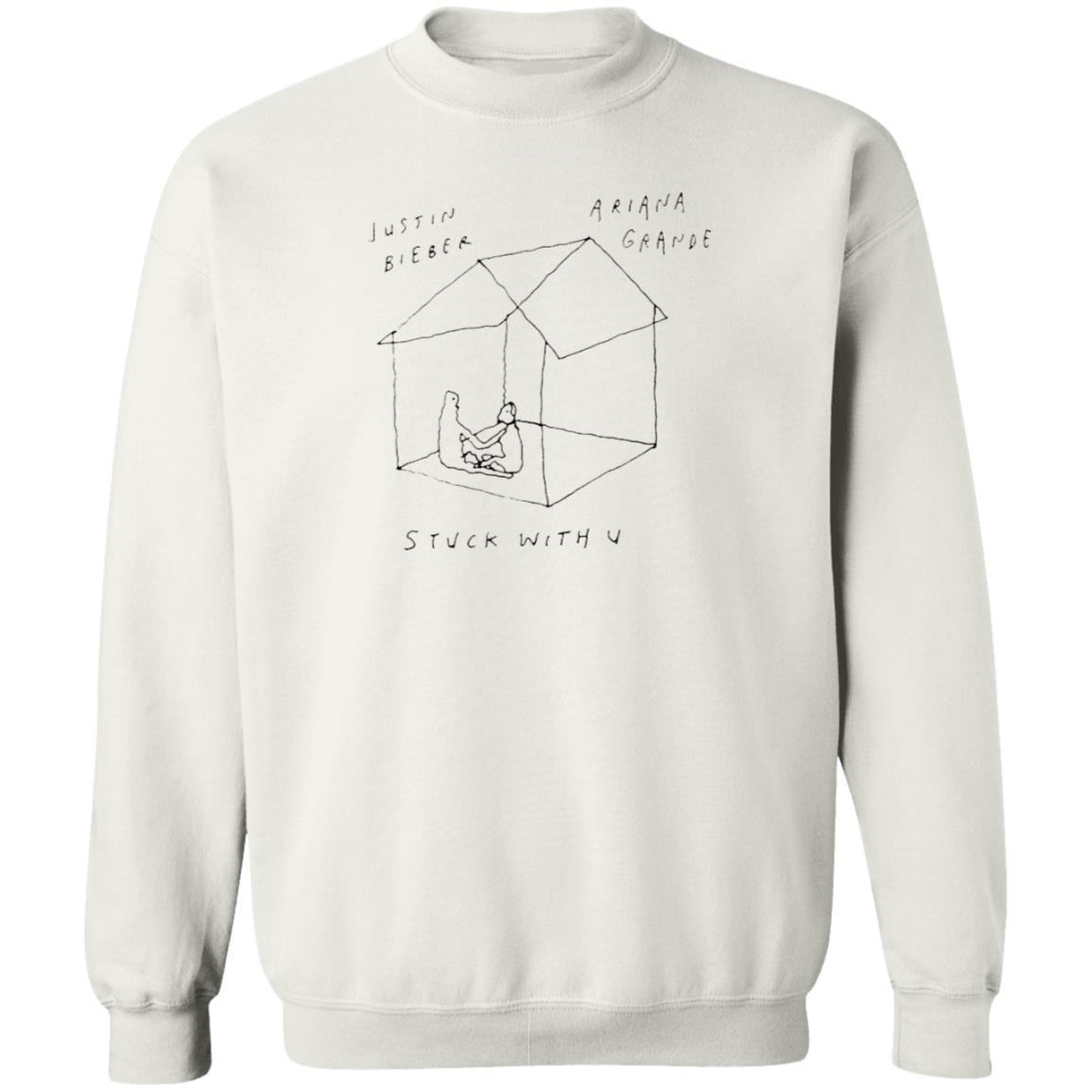 Stuck With U Hoodie Justin Bieber & Ariana Grande Stuck With U Hooded Sweatshirt Stuck With U Hoodie Justin Bieber & Ariana Grande Stuck With U Hooded Sweatshirt