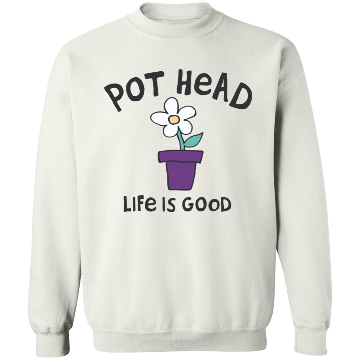 Life Is Good Pot Head Flower Shirt Pot 