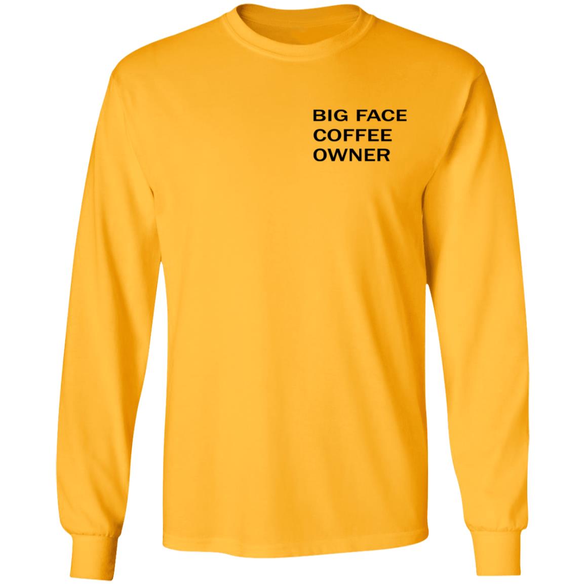 Big Face Coffee Owner Shirt Big Face Coffee Merch Big Face Coffee Owner Shirt Big Face Coffee Merch