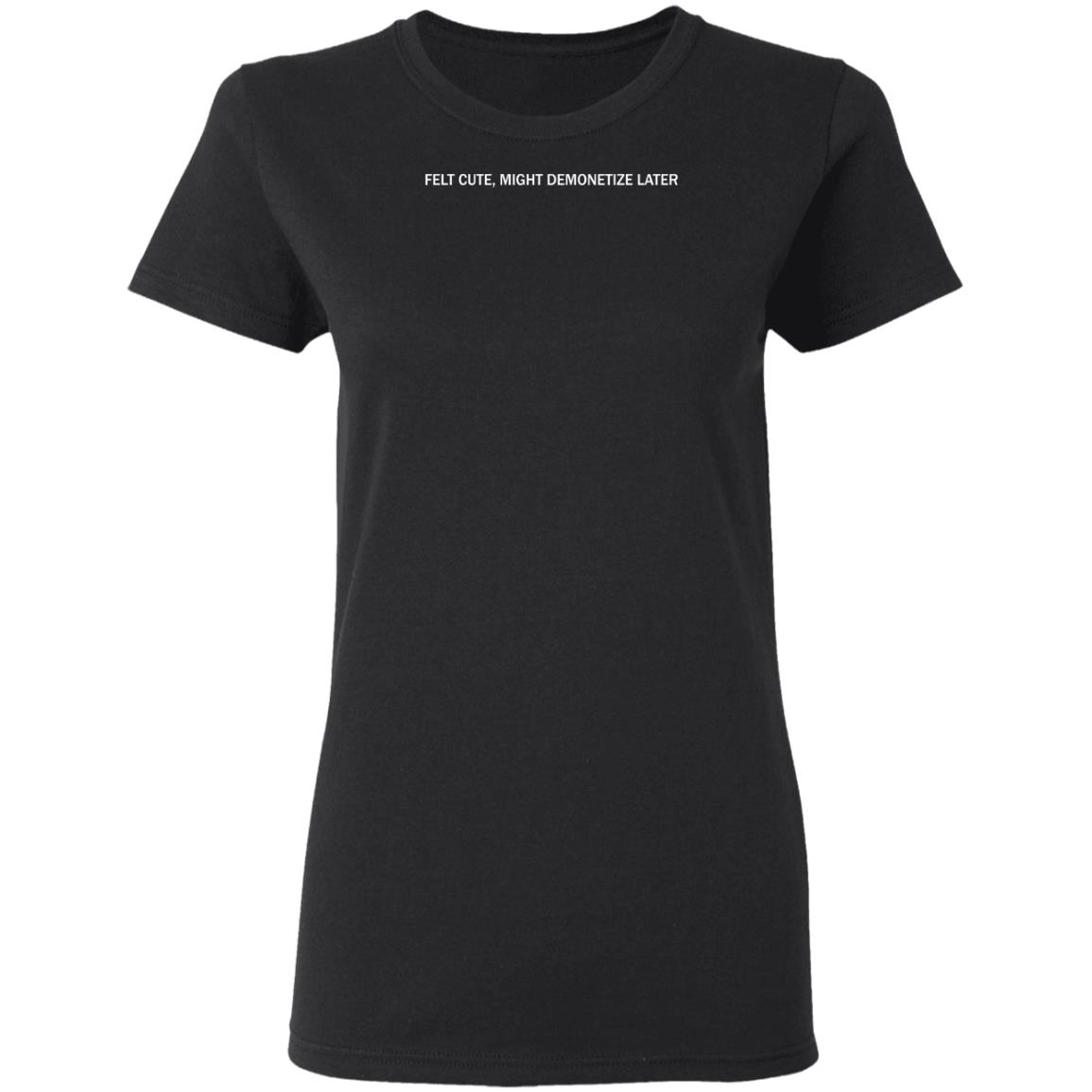 Fanjoy Merch Alex Warren Demonetize Black Shirt Fanjoy Merch Alex Warren Demonetize Black Shirt