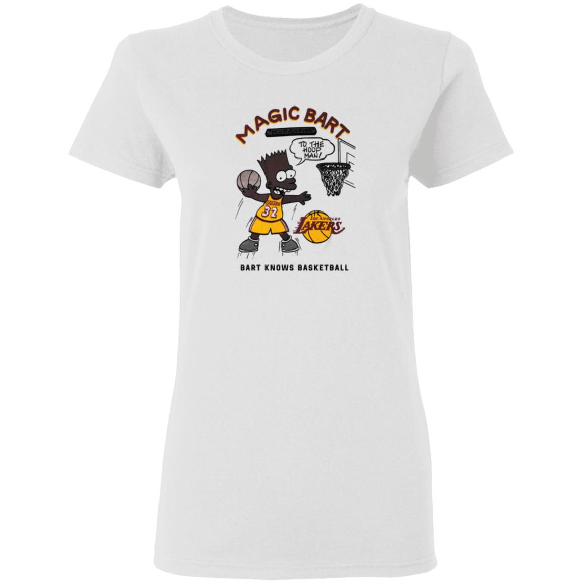 Magic Bart Bootleg Magic Johnson X Bart Simpson T Shirt The Simpsons Magic Shirt Magic Bart Bootleg Magic Johnson X Bart Simpson T Shirt The Simpsons Magic Shirt
