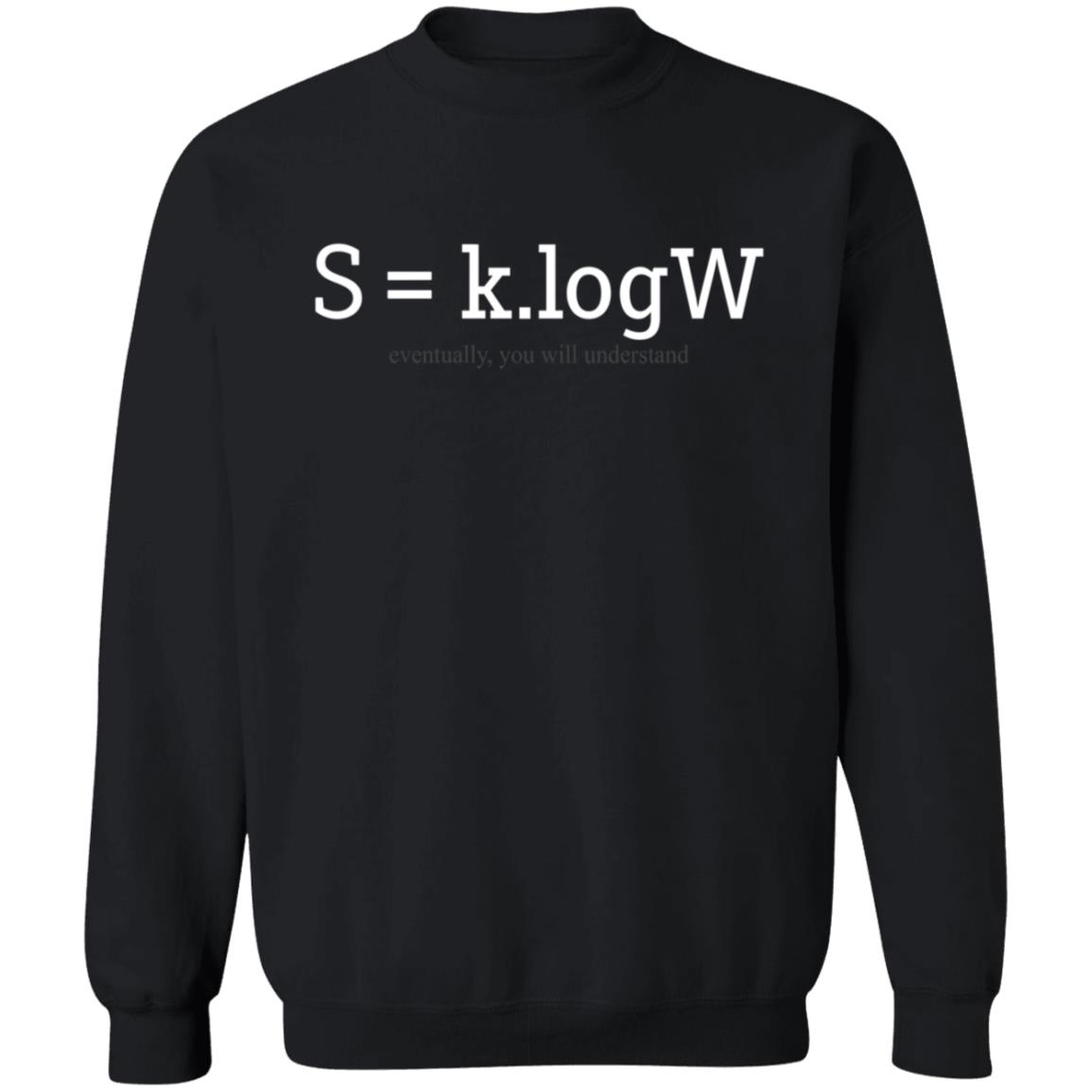 ENTROPIC S=k.logW Shirt Merch klogW ENTROPIC S=k.logW Shirt Merch klogW