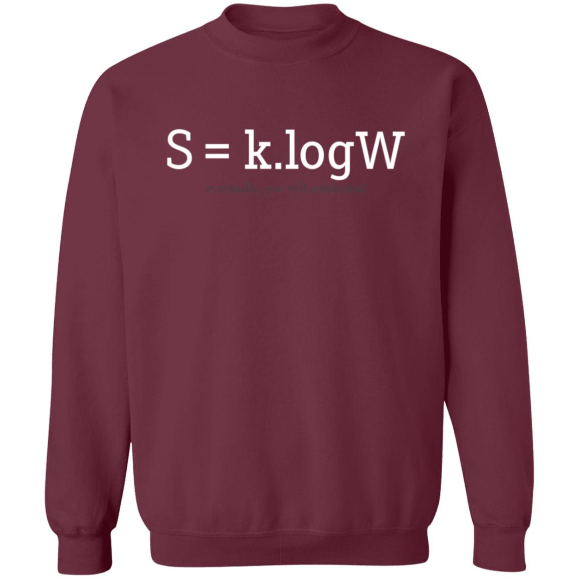 ENTROPIC S=k.logW Shirt Merch klogW ENTROPIC S=k.logW Shirt Merch klogW