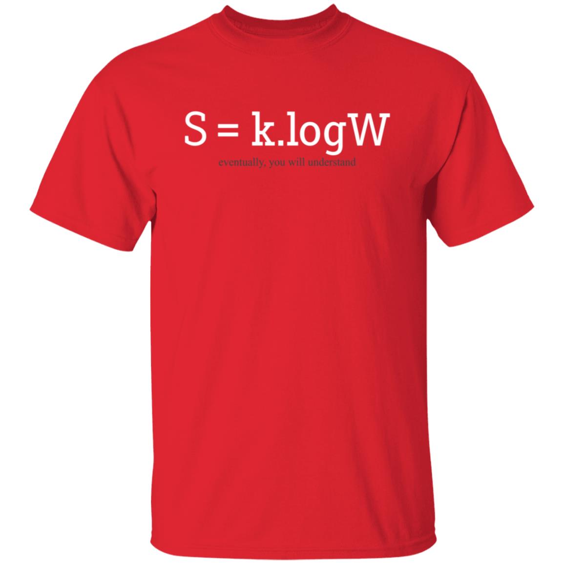 ENTROPIC S=k.logW Shirt Merch klogW ENTROPIC S=k.logW Shirt Merch klogW