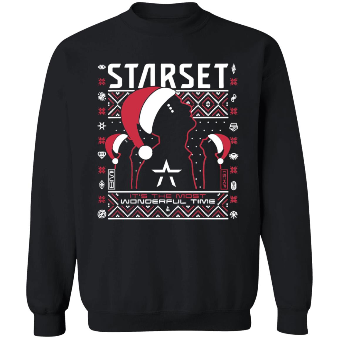 Starset Merch Wonderful Time Holiday Sweatshirt Starset Merch Wonderful Time Holiday Sweatshirt