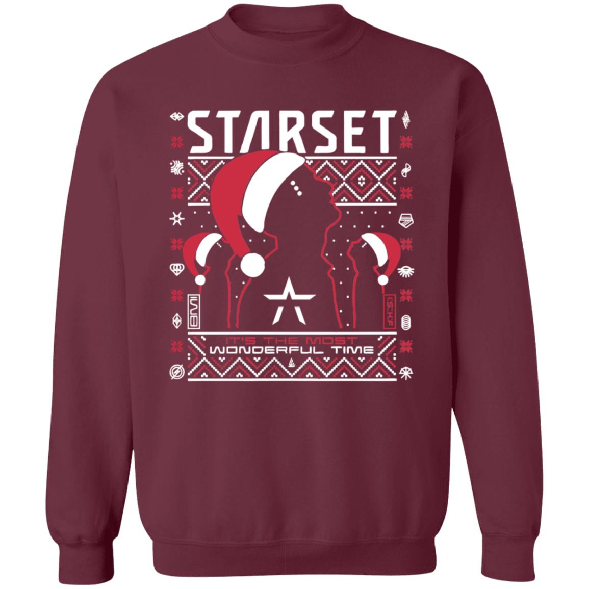 Starset Merch Wonderful Time Holiday Sweatshirt Starset Merch Wonderful Time Holiday Sweatshirt