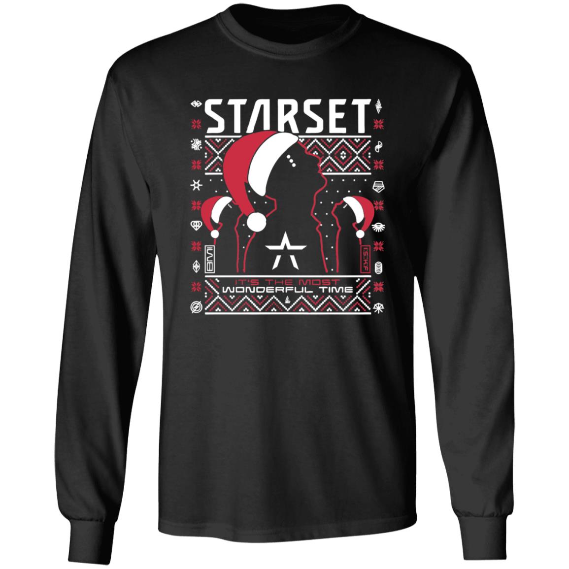 Starset Merch Wonderful Time Holiday Sweatshirt Starset Merch Wonderful Time Holiday Sweatshirt