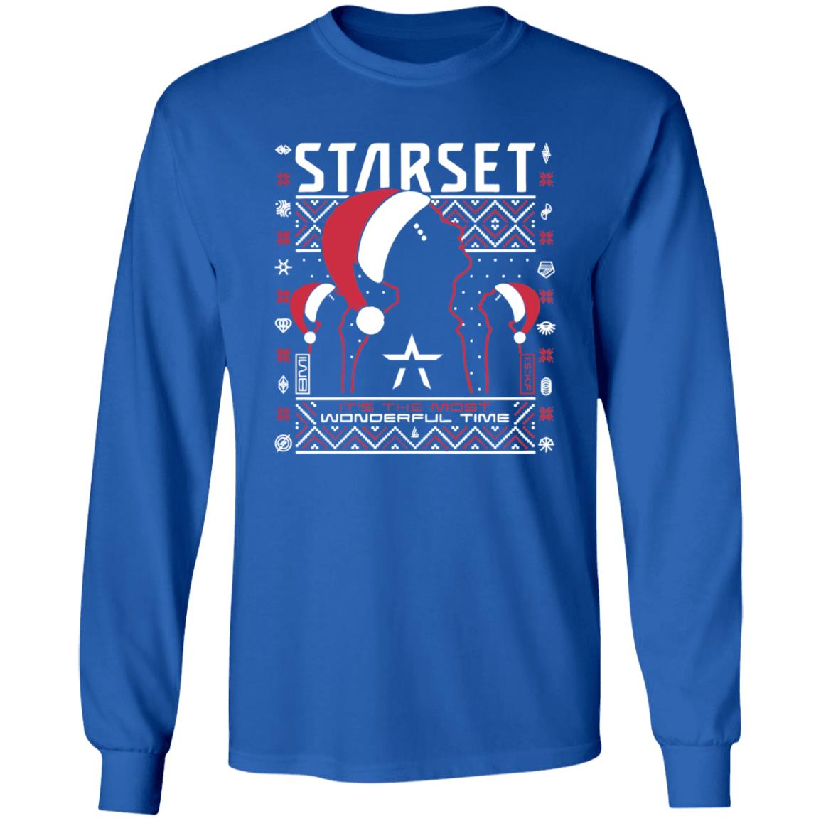 Starset Merch Wonderful Time Holiday Sweatshirt Starset Merch Wonderful Time Holiday Sweatshirt