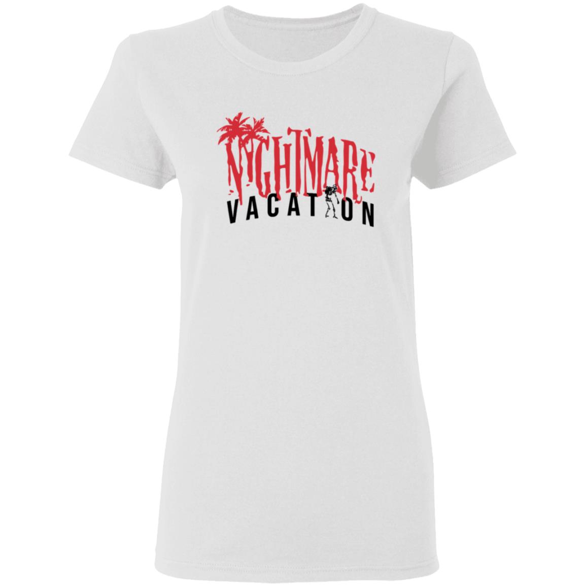 Rico Nasty Merch Rico Nasty Nightmare Vacation White Shirt Rico Nasty Merch Rico Nasty Nightmare Vacation White Shirt