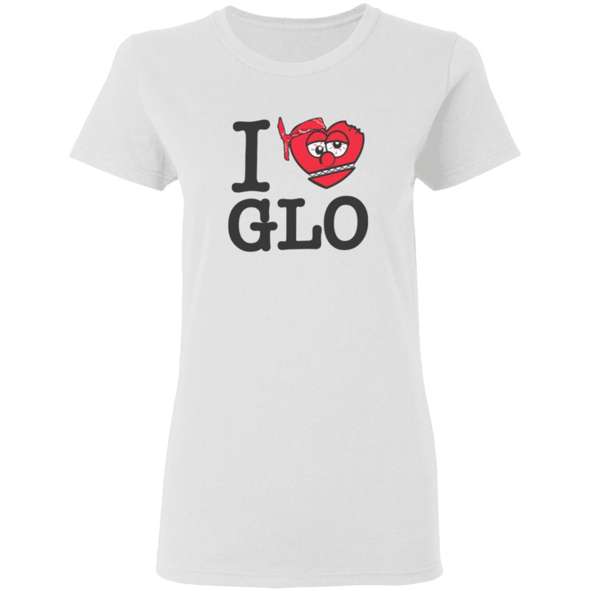 Glo Gang Merch I Love Glo Tee Glo Gang Merch I Love Glo Tee