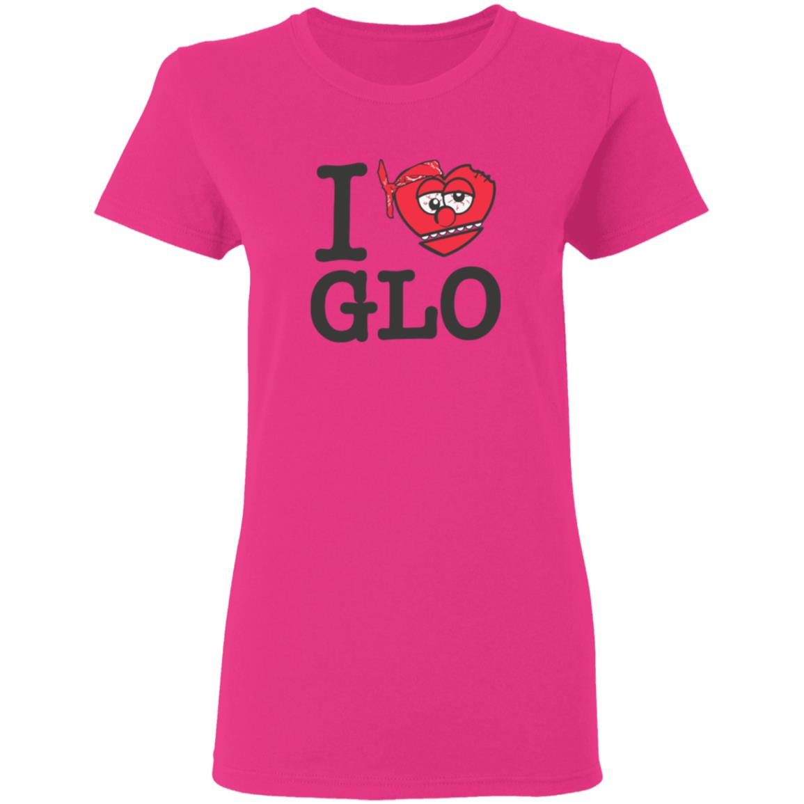 Glo Gang Merch I Love Glo Tee Glo Gang Merch I Love Glo Tee