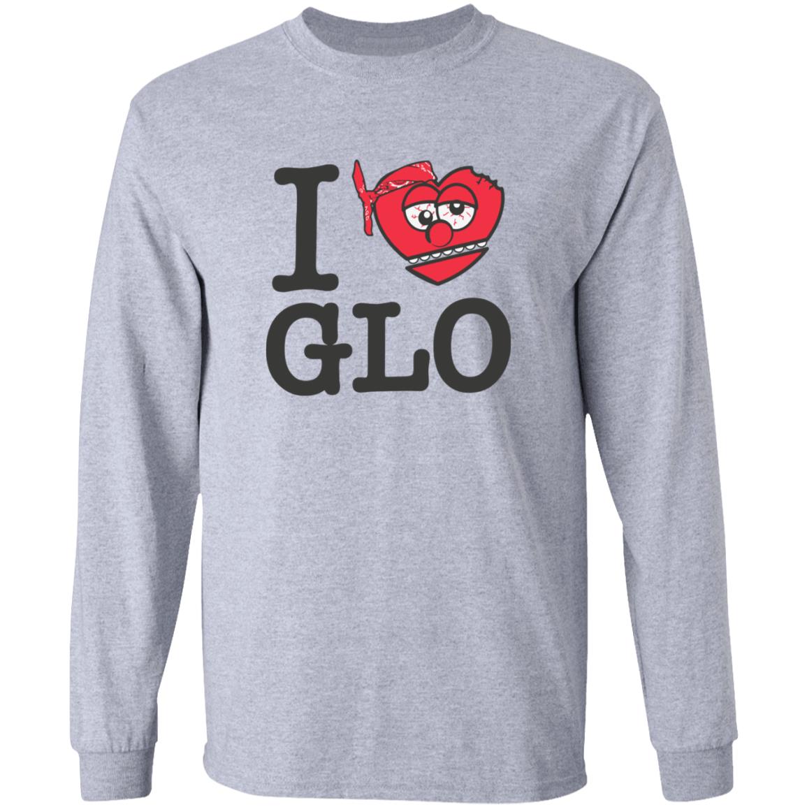 Glo Gang Merch I Love Glo Tee Glo Gang Merch I Love Glo Tee