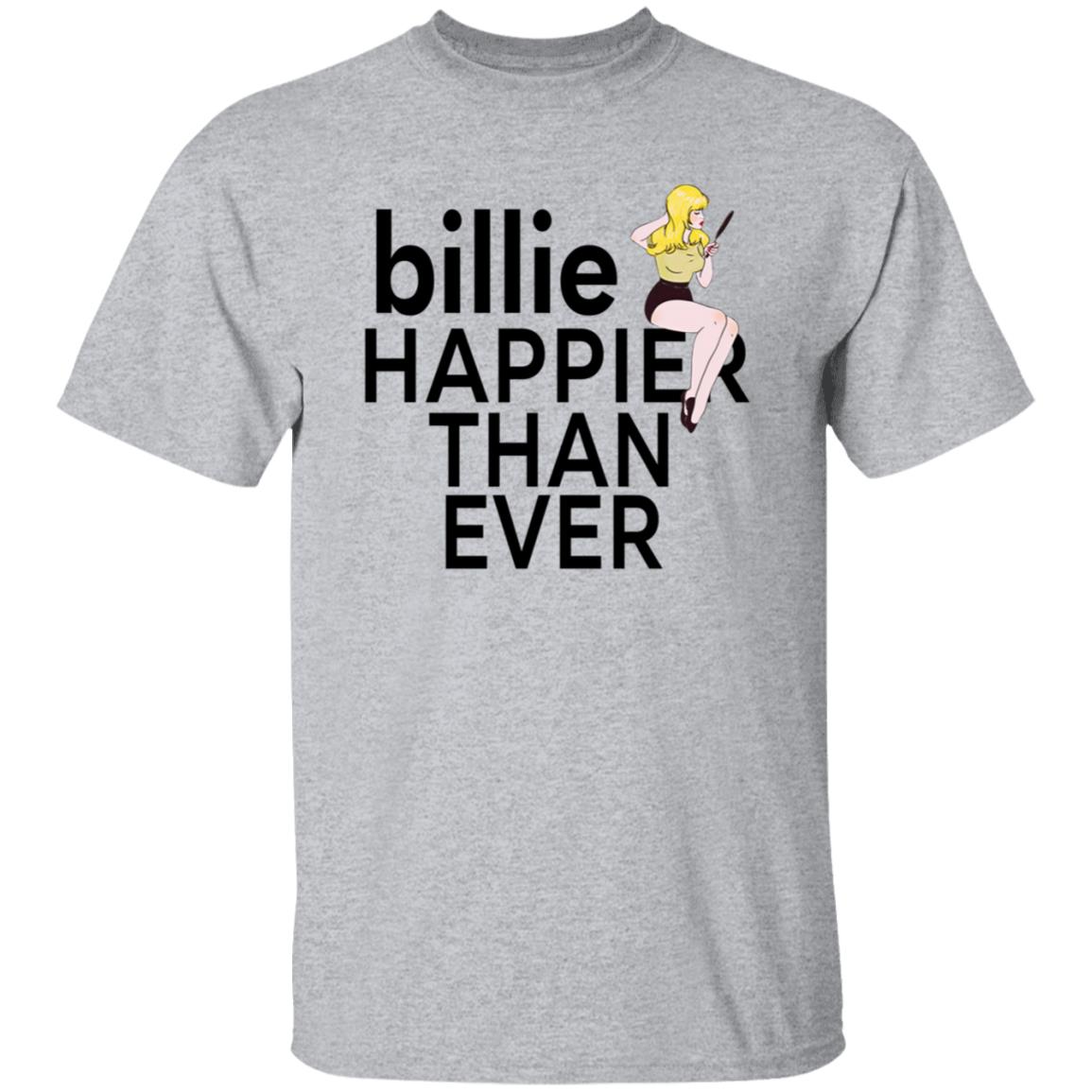 Billie Eilish Merch Pretty Boy Billie Happier Than Ever Shirt Billie Eilish Merch Pretty Boy Billie Happier Than Ever Shirt