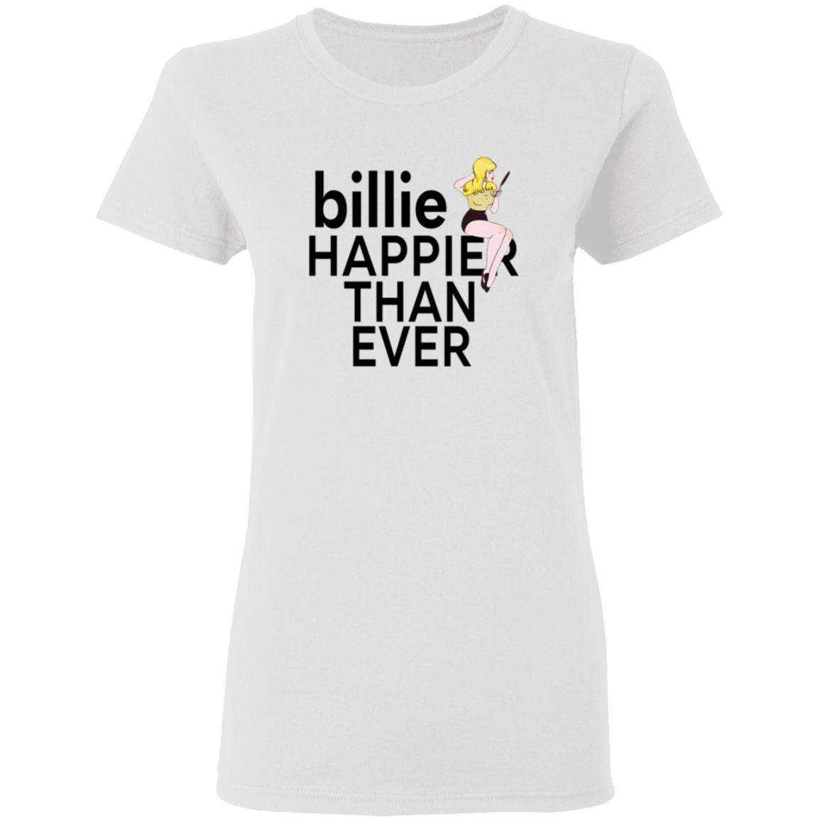 Billie Eilish Merch Pretty Boy Billie Happier Than Ever Shirt Billie Eilish Merch Pretty Boy Billie Happier Than Ever Shirt