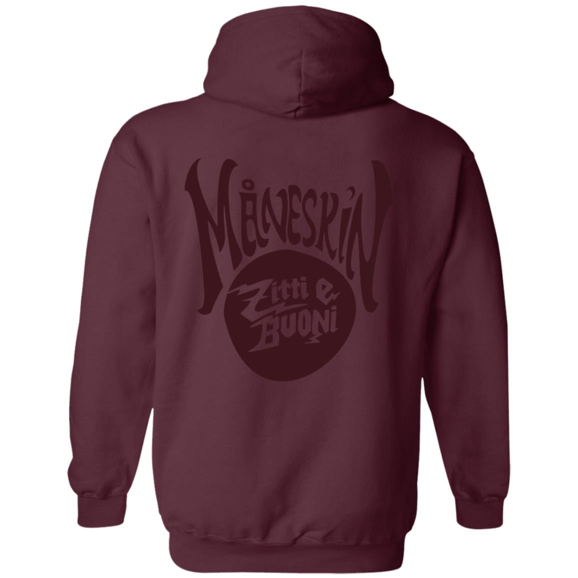 Maneskin Merch Maneskin Zitti E Buoni Bordeaux Hoodie Maneskin Merch Maneskin Zitti E Buoni Bordeaux Hoodie