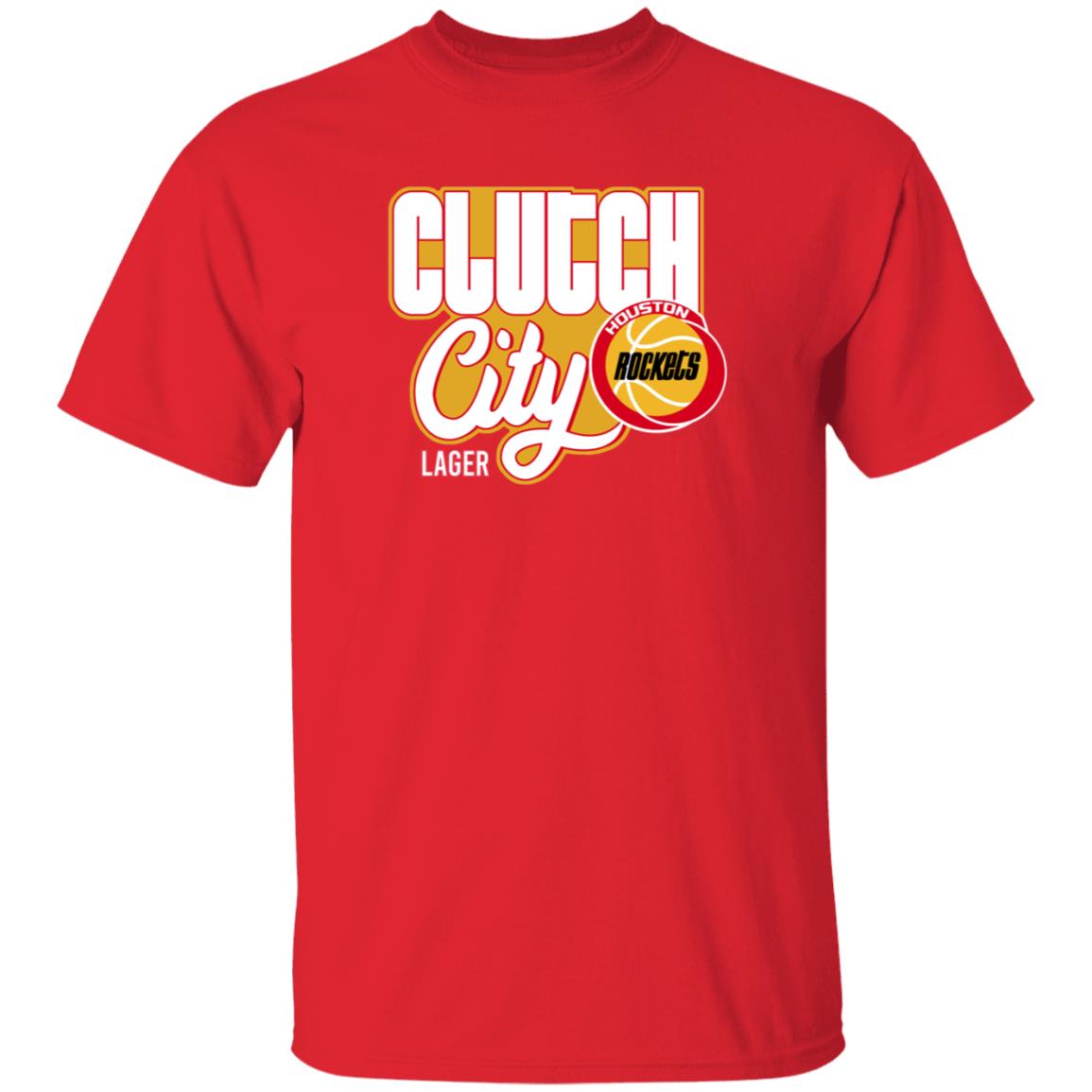 Houston Rockets Clutch City Lager T Shirt Vernon Maxwell Houston Rockets Clutch City Lager T Shirt Vernon Maxwell