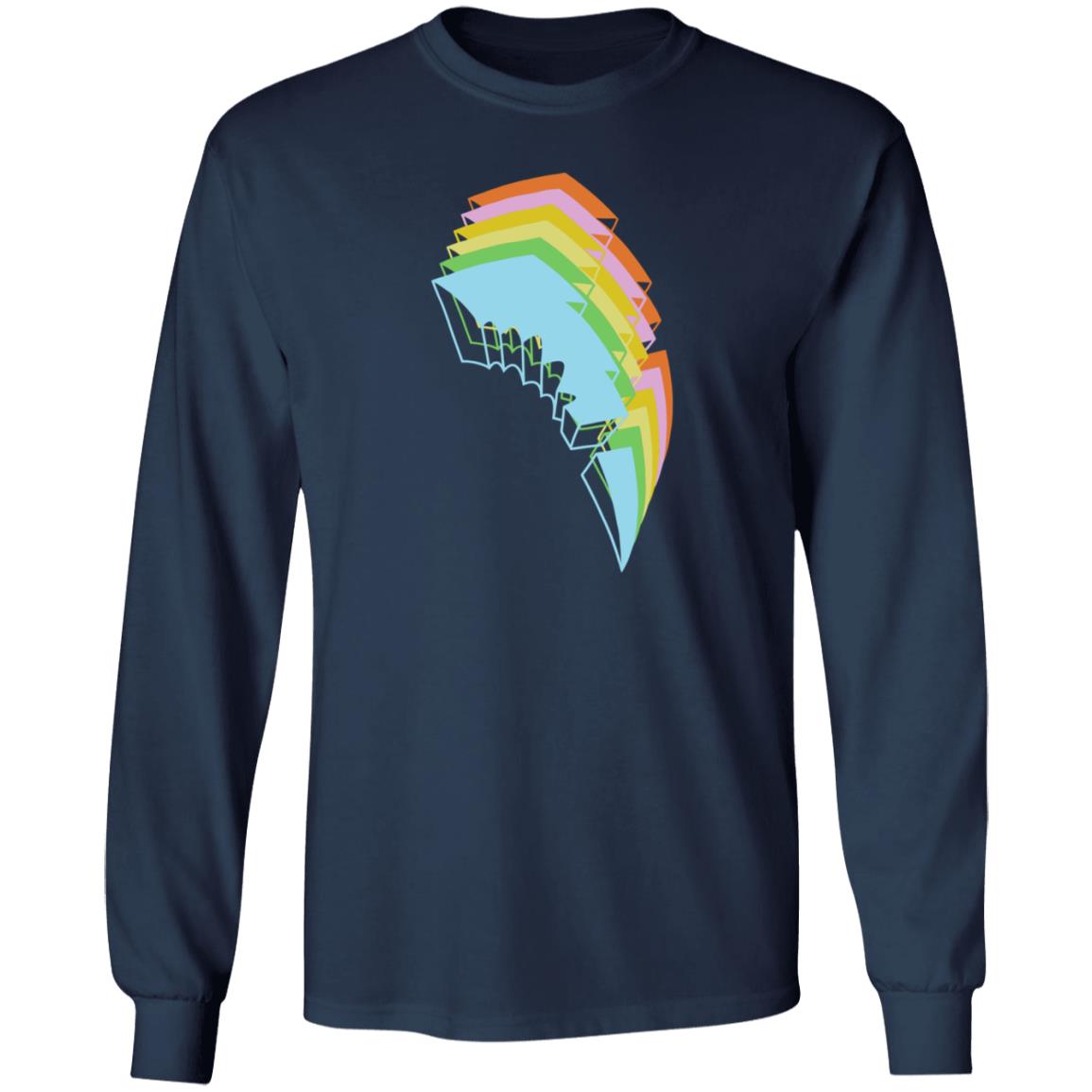 Jauz Merch Rainbow Bolt Shirt Heybitethis Jauz Merch Rainbow Bolt Shirt Heybitethis