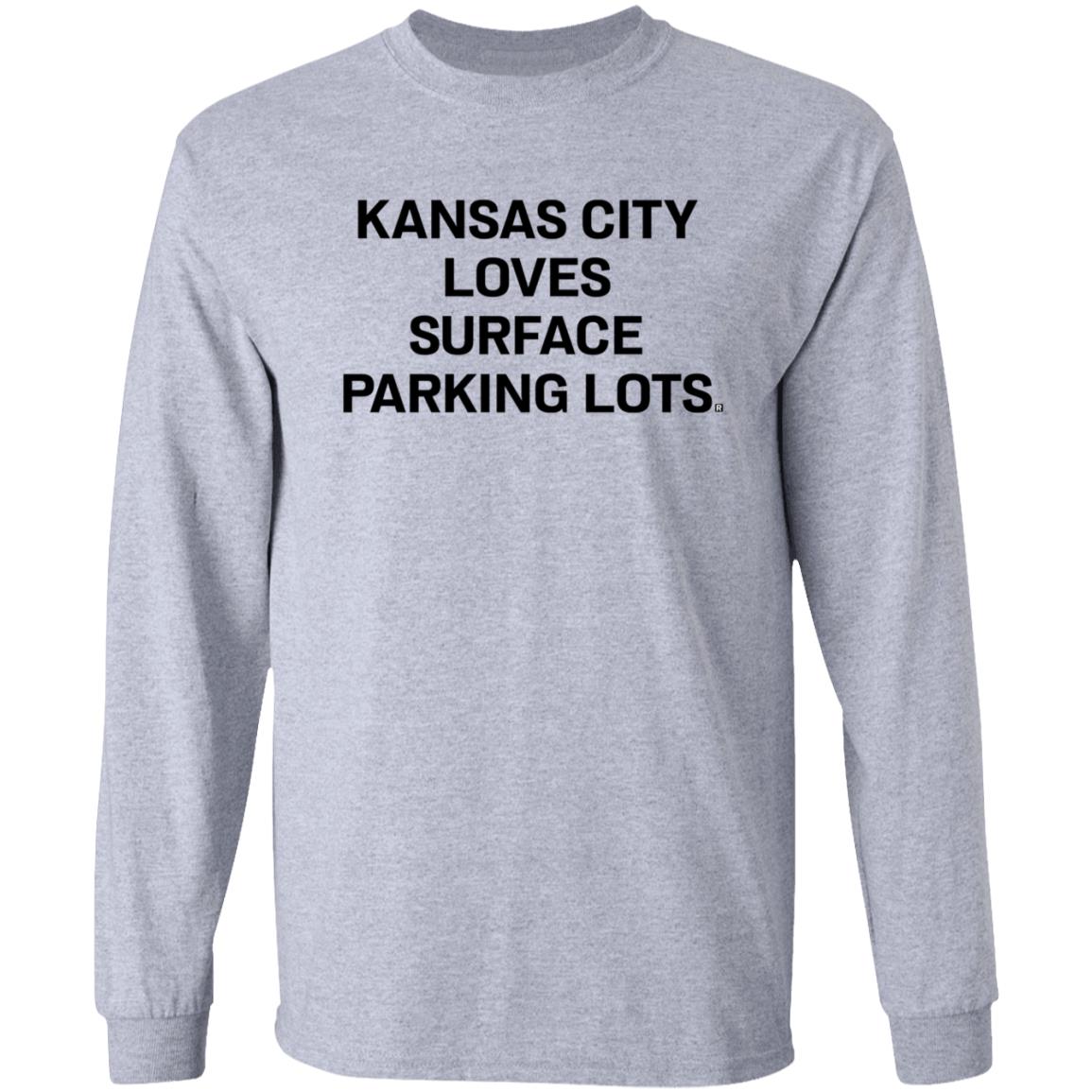 KC Store Raygun Shirts Rockhill Strat Kansas City Loves Surface Parking Lots Shirt KC Store Raygun Shirts Rockhill Strat Kansas City Loves Surface Parking Lots Shirt