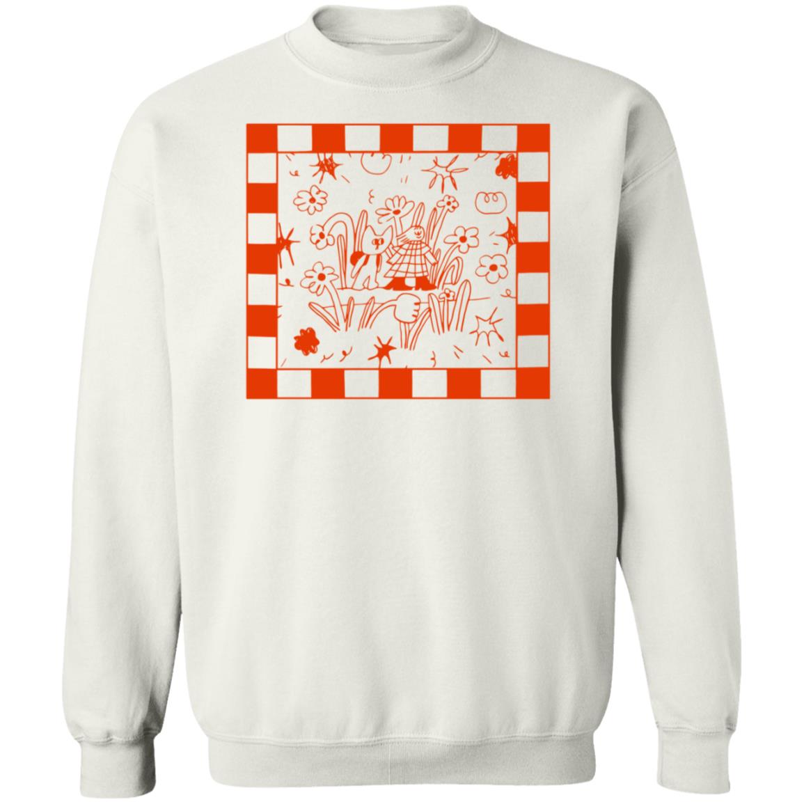 Sarlisart Store White Checker Shirt Sarlisart Store White Checker Shirt