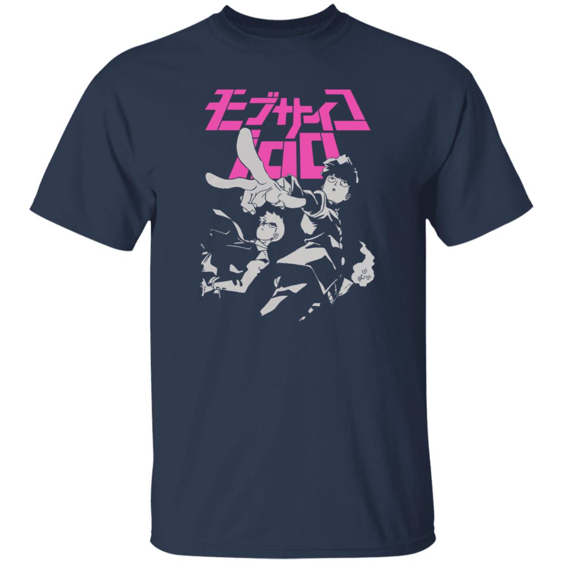Mob Psycho 100 Merch Mob Psycho 100 Black Tee Shirt Mob Psycho 100 Merch Mob Psycho 100 Black Tee Shirt