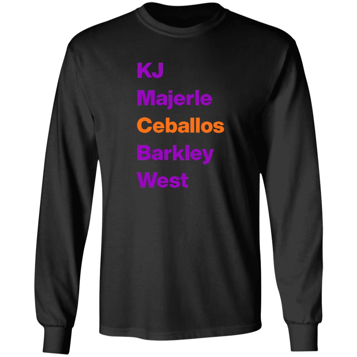 Cedric Ceballos Kj Majerle Ceballos Barkley West T Shirt Cedric Ceballos Kj Majerle Ceballos Barkley West T Shirt