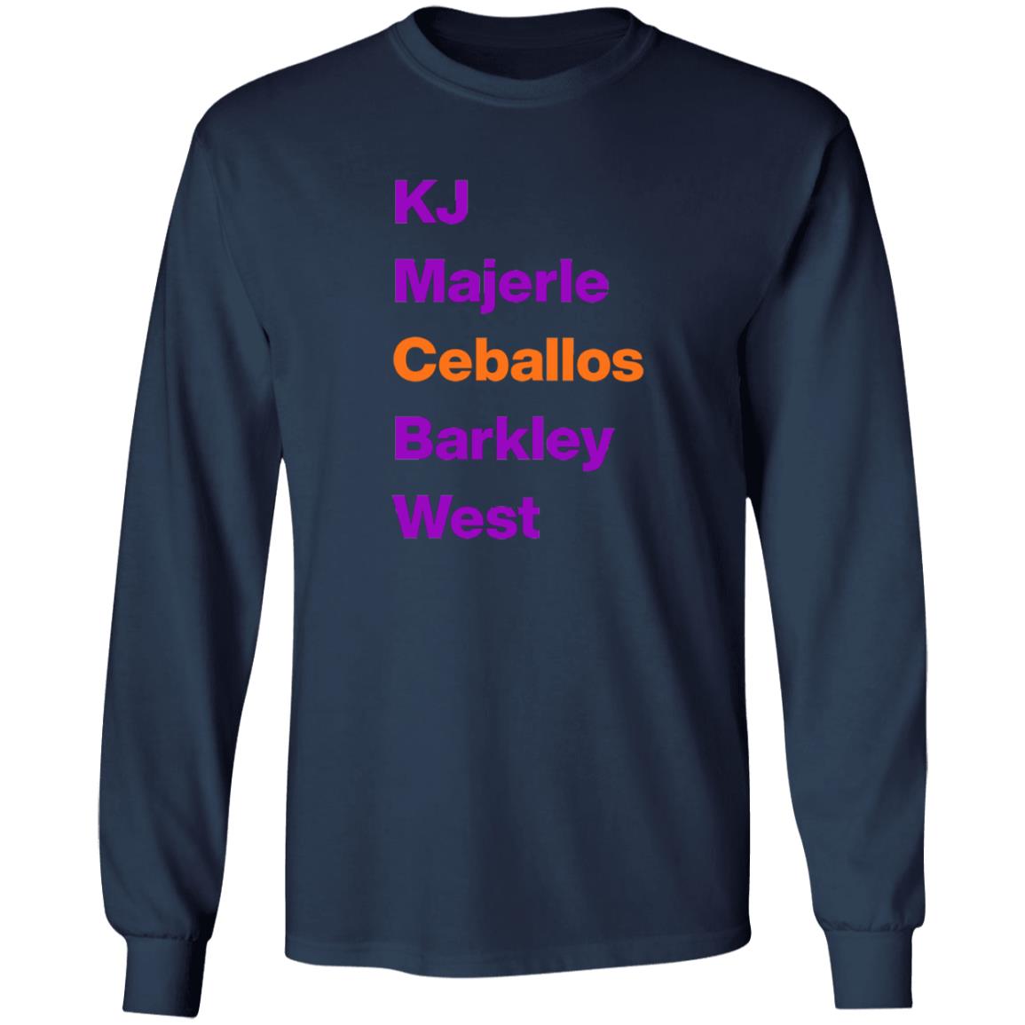Cedric Ceballos Kj Majerle Ceballos Barkley West T Shirt Cedric Ceballos Kj Majerle Ceballos Barkley West T Shirt