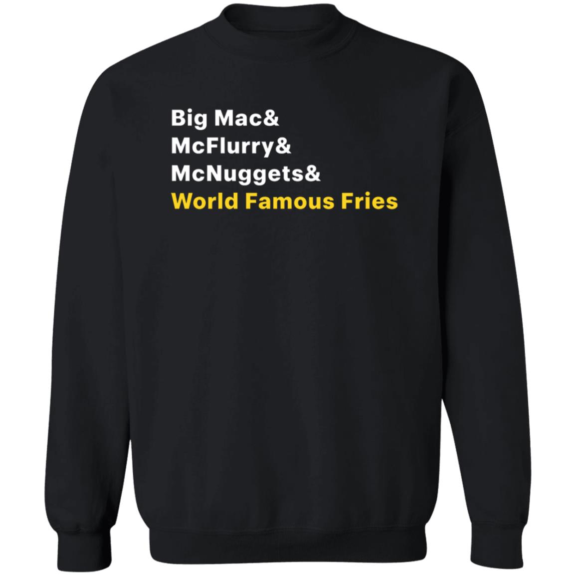 McDonald's Merch Big Mac McFlurry McNuggets World Famous Fries Shirt Menu T-Shirt McDonald's Merch Big Mac McFlurry McNuggets World Famous Fries Shirt Menu T-Shirt