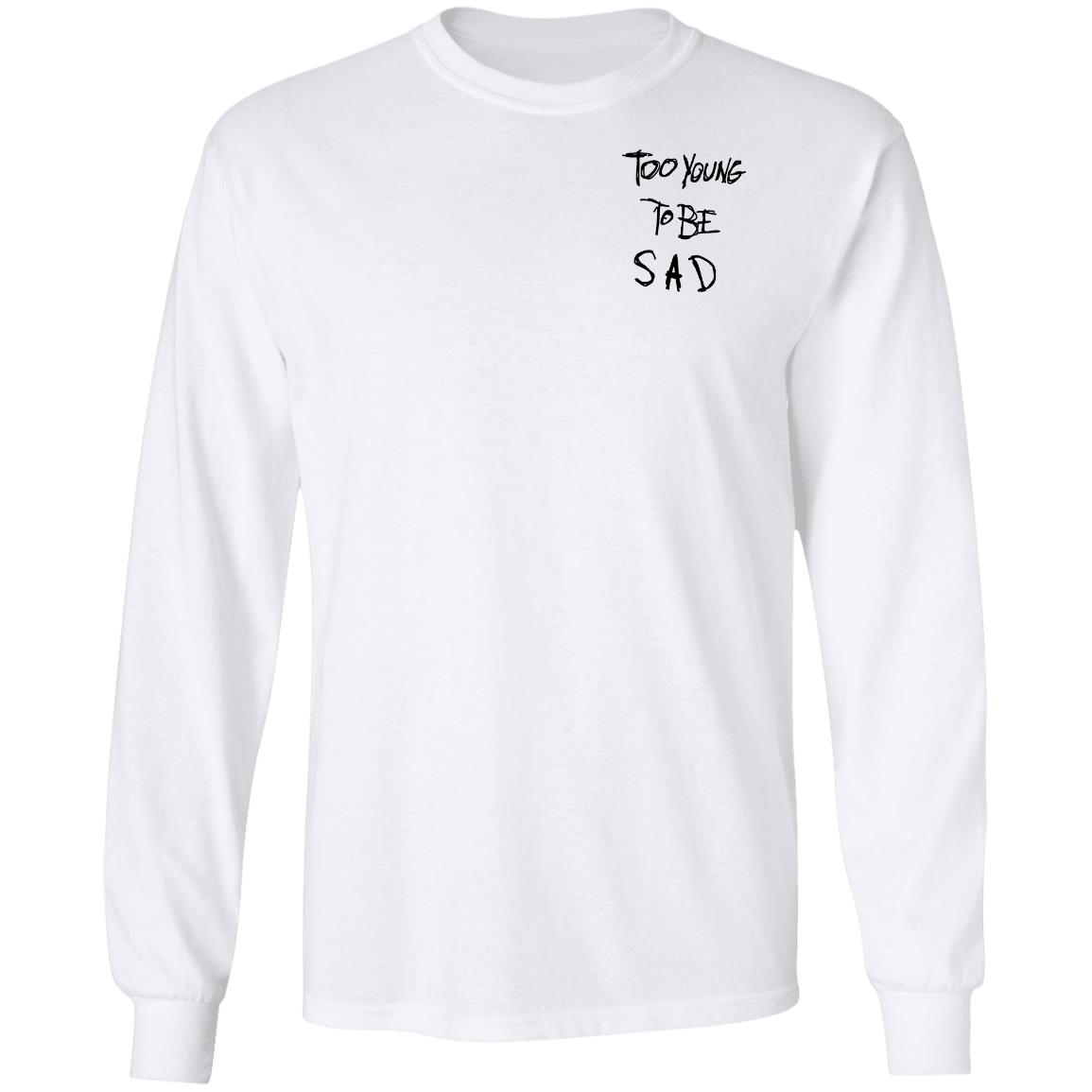 Tate Mcrae Merch Too Young To Be Sad Hoodie Tate Mcrae Merch Too Young To Be Sad Hoodie