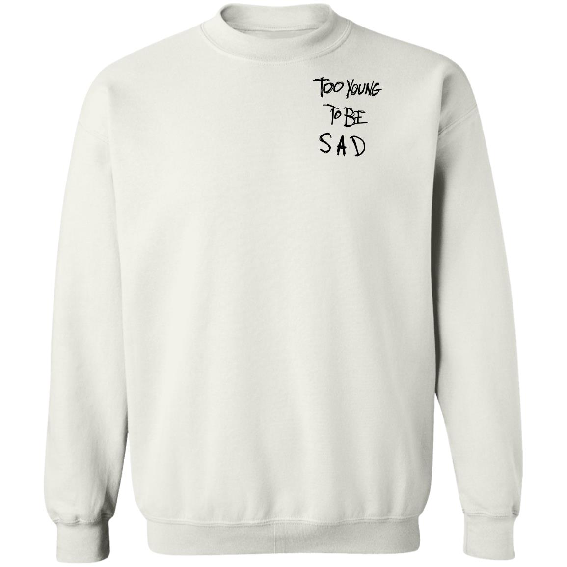 Tate Mcrae Merch Too Young To Be Sad Hoodie Tate Mcrae Merch Too Young To Be Sad Hoodie