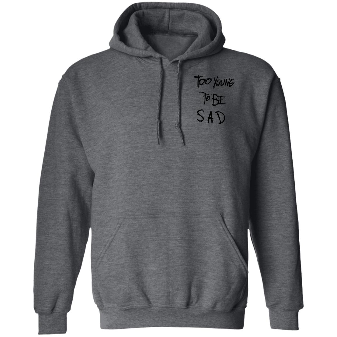 Tate Mcrae Merch Too Young To Be Sad Hoodie Tate Mcrae Merch Too Young To Be Sad Hoodie