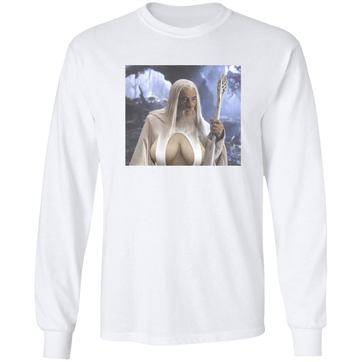 Raw Paw Shop Gandalf's Big Naturals By Becca Teeth Shirt Raw Paw Shop Gandalf's Big Naturals By Becca Teeth Shirt