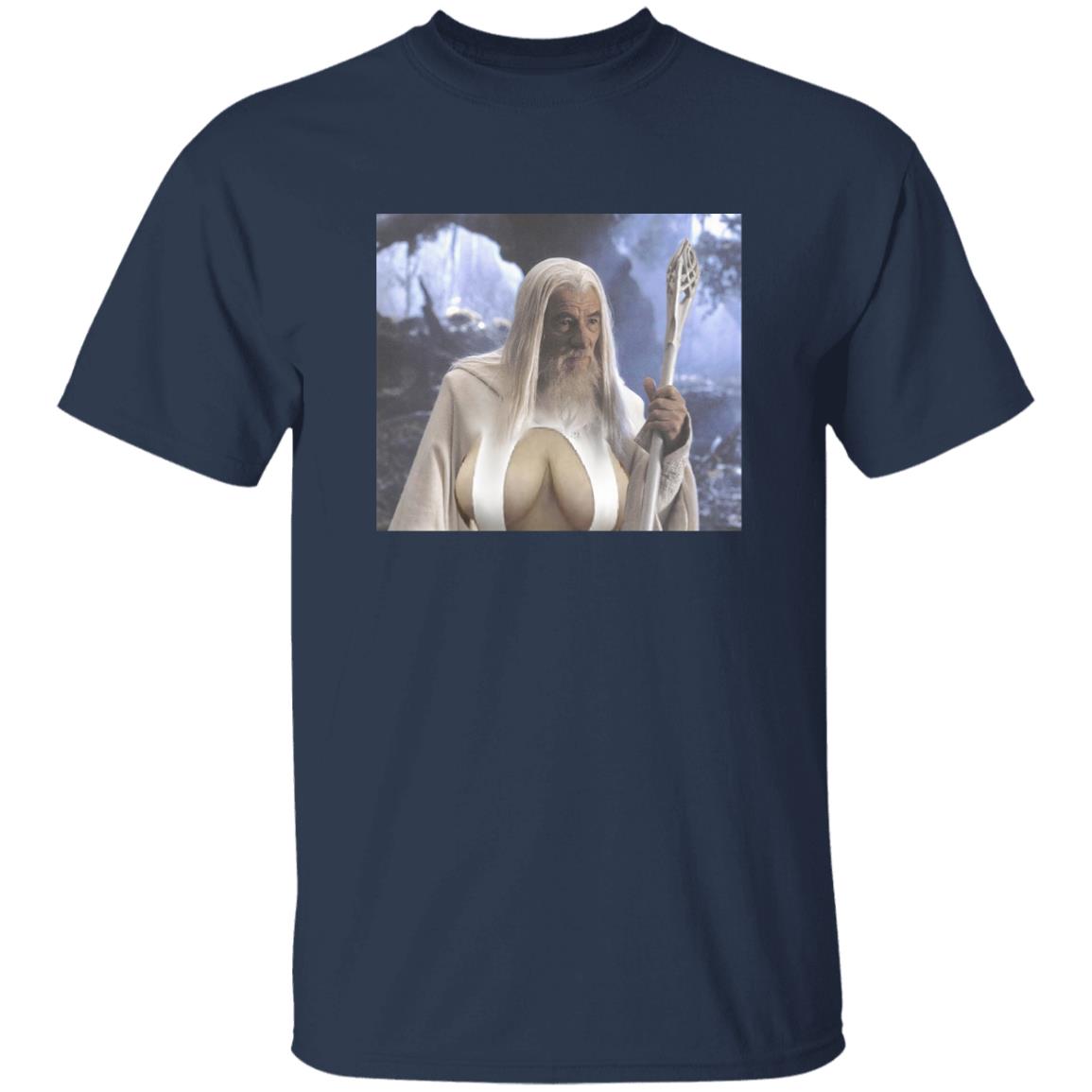 Raw Paw Shop Gandalf's Big Naturals By Becca Teeth Shirt Raw Paw Shop Gandalf's Big Naturals By Becca Teeth Shirt