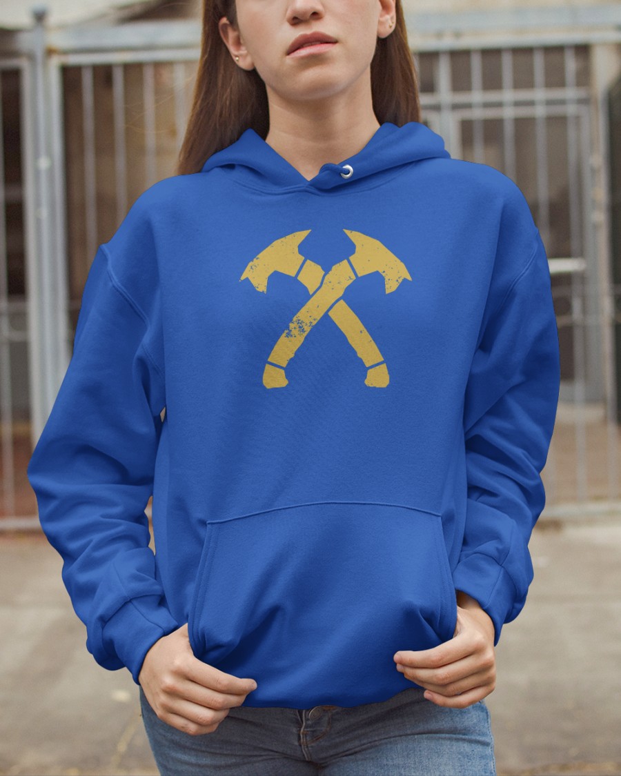 Jack Carr Axe Crossed Hawks Tee Jack Carr Axe Crossed Hawks Tee